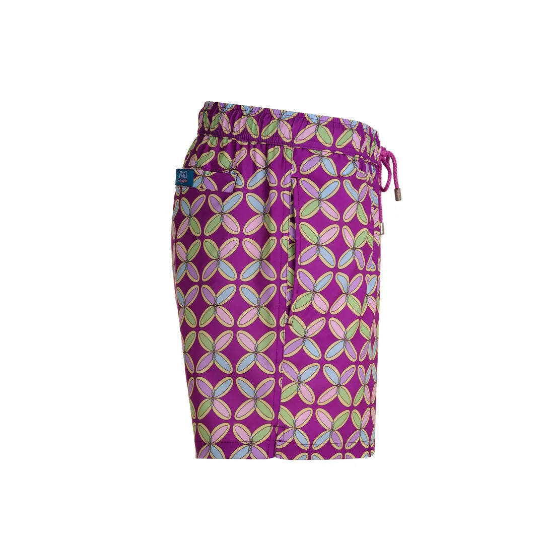 Lilac Infinity Stretch Deniz Şortu