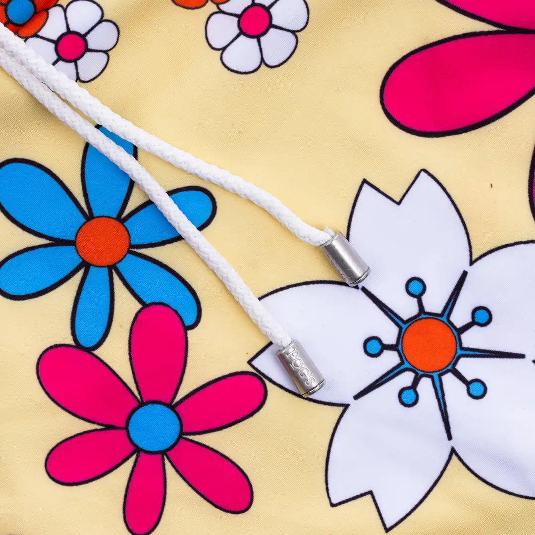 Retro Bloom VelvetTouch Deniz Şortu