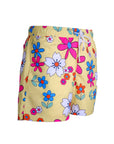 Retro Bloom VelvetTouch Deniz Şortu