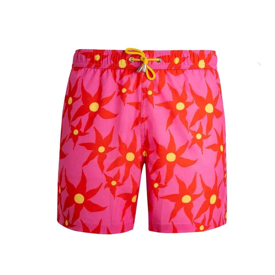 Floral Blaze Stretch Deniz Şortu