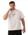 Nexus Oversize Beyaz T-Shirt
