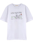 Friend Oversize Beyaz T-Shirt
