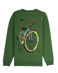 Bicycle Regular Yeşil Sweatshirt