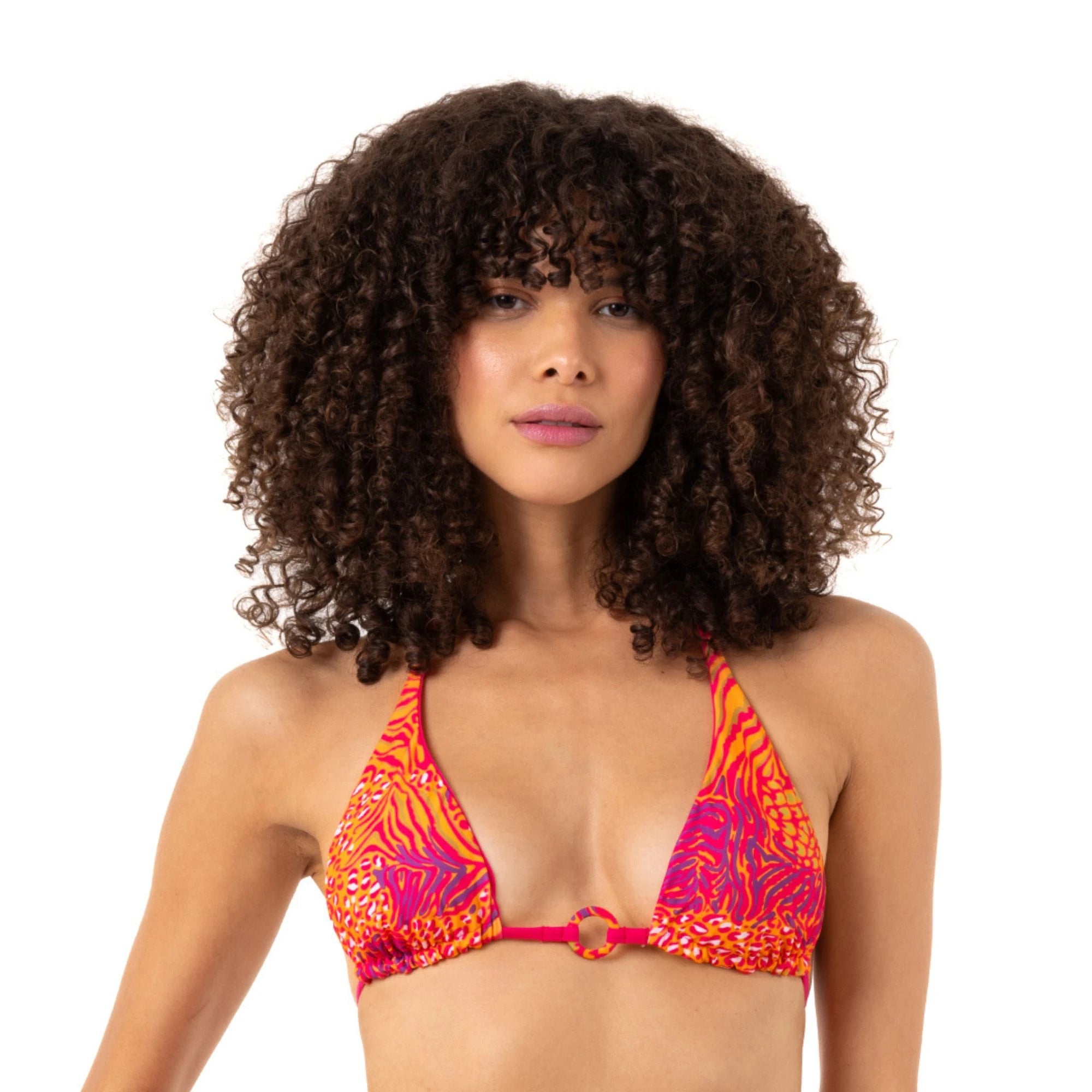 Mixed Colorful Çift Taraflı Bikini Üstü