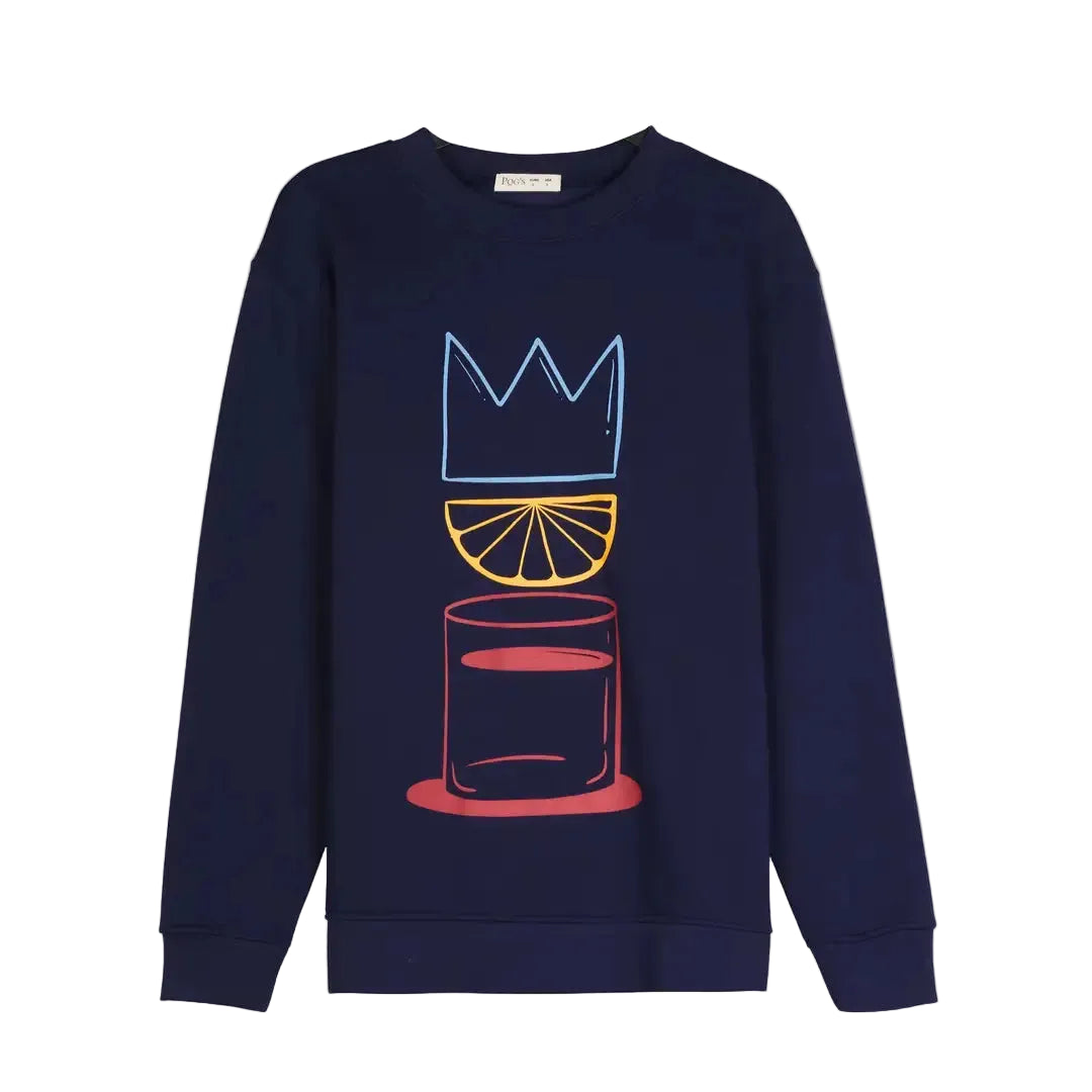Lemora Regular Lacivert Sweatshirt