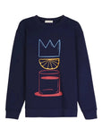 Lemora Regular Lacivert Sweatshirt