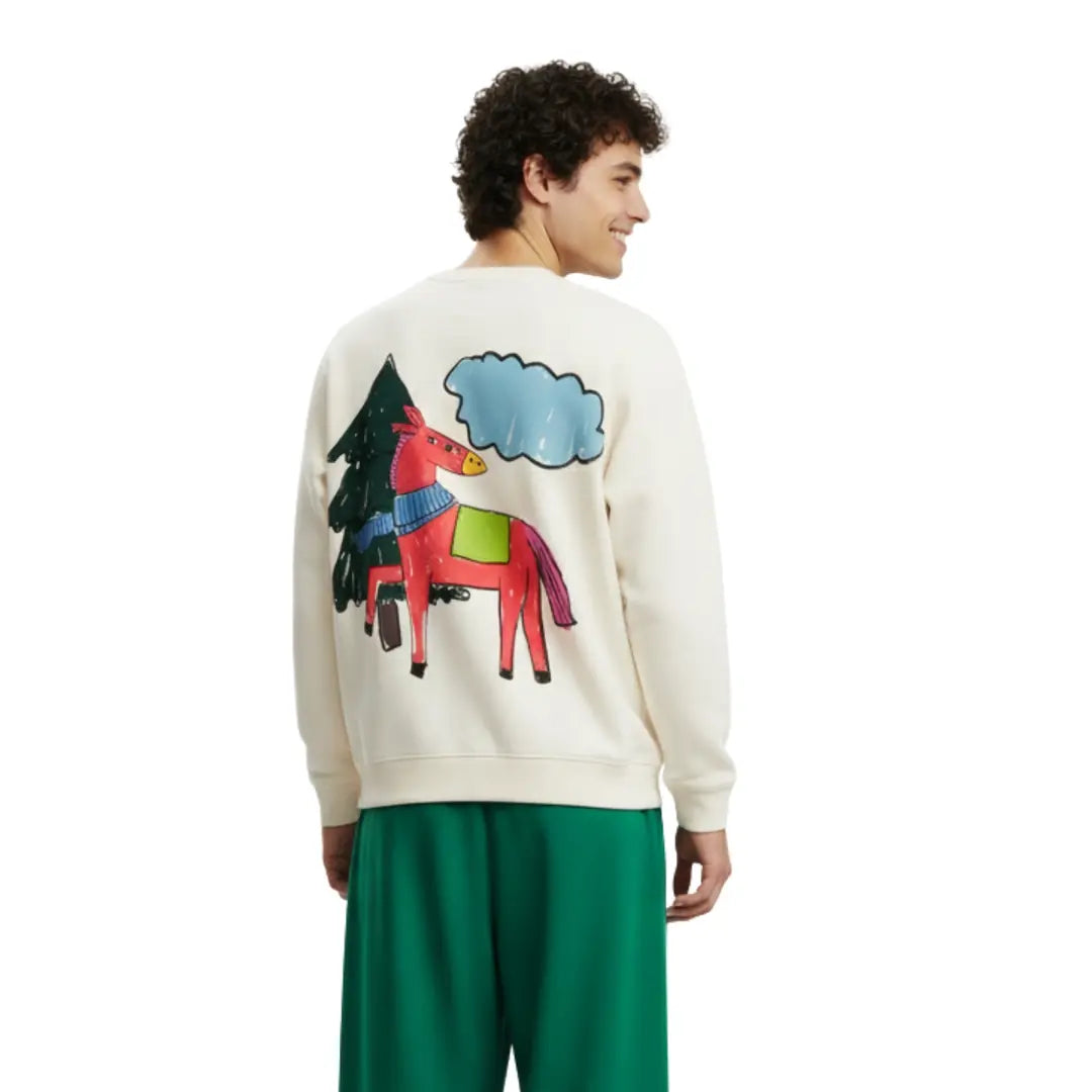 The Horse Regular Ekru Sweatshirt