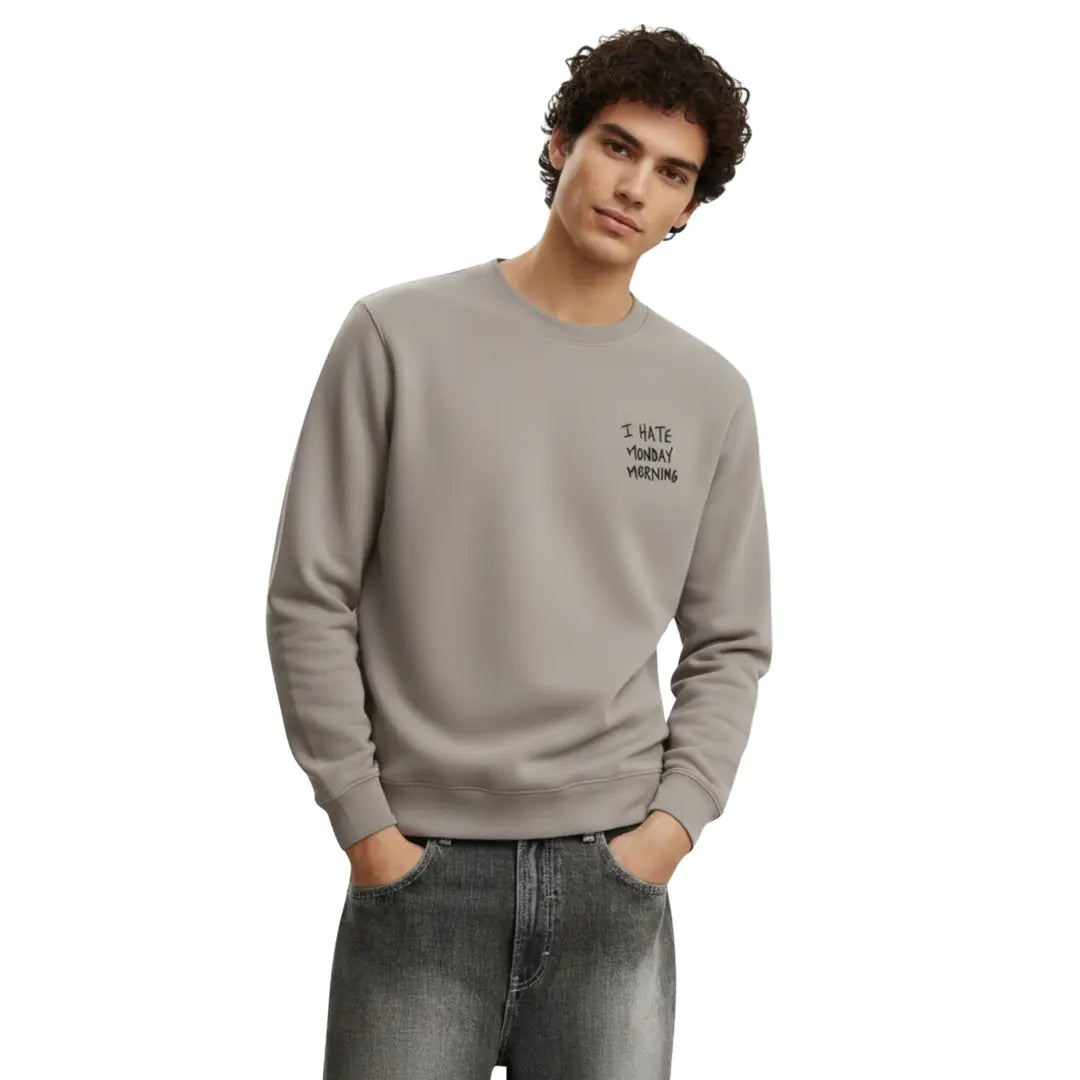 Rooster Emprime Regular Gri Sweatshirt