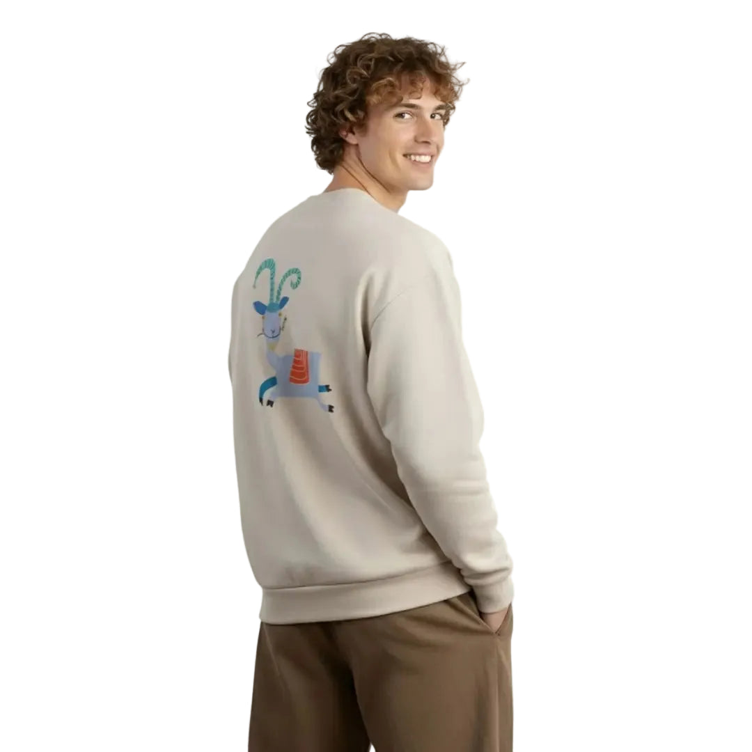 Goat Oversize Ekru Sweatshirt