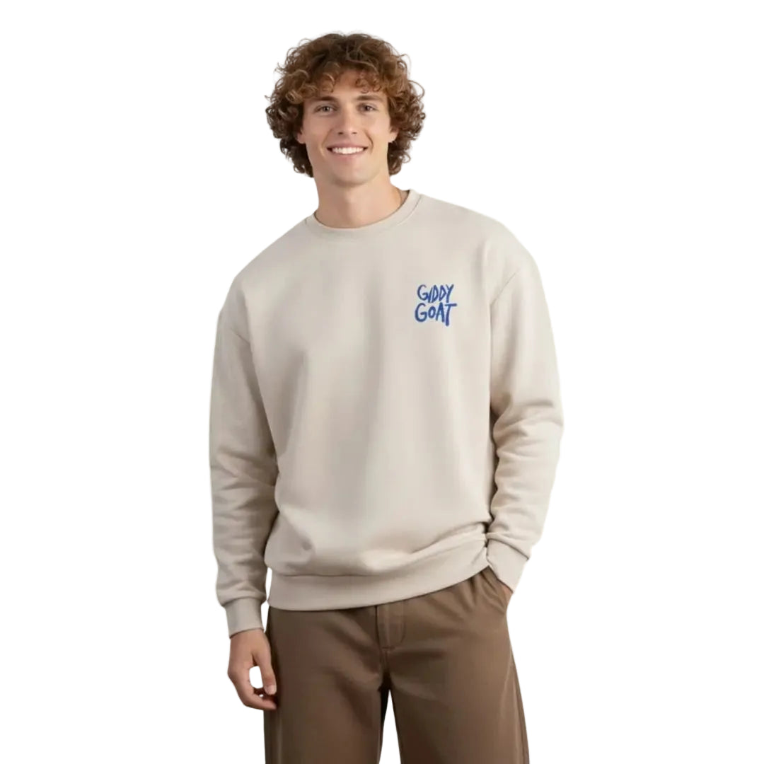 Goat Oversize Ekru Sweatshirt