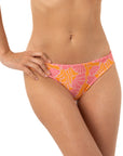 Retro Pink Çift Taraflı Bikini Altı