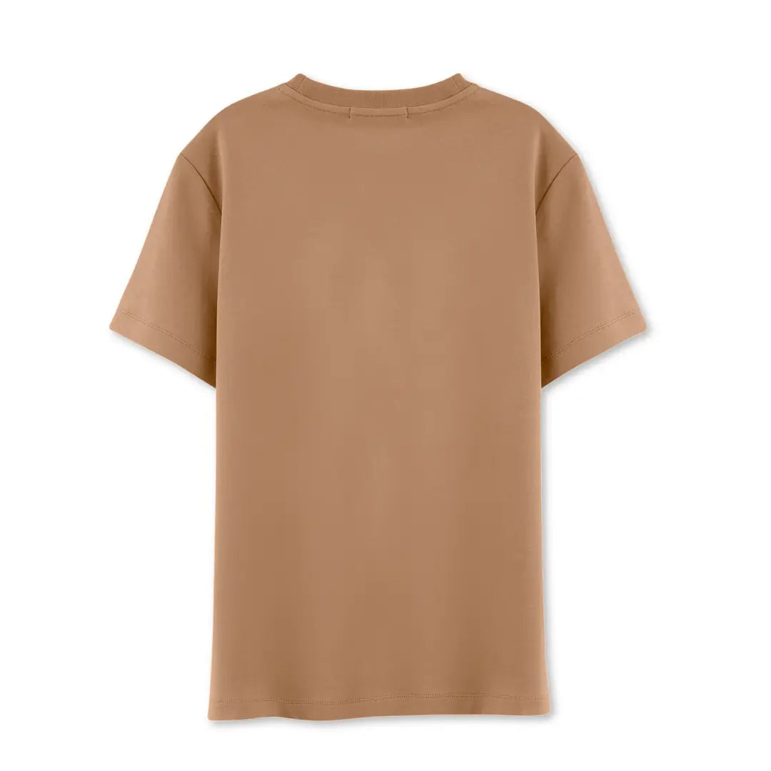 Cat Regular Açık Kahve T-Shirt