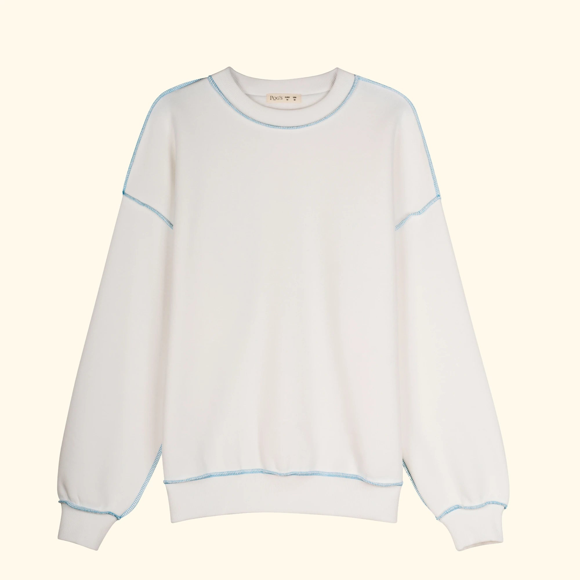 Basic Dikişli Oversize Sweatshirt