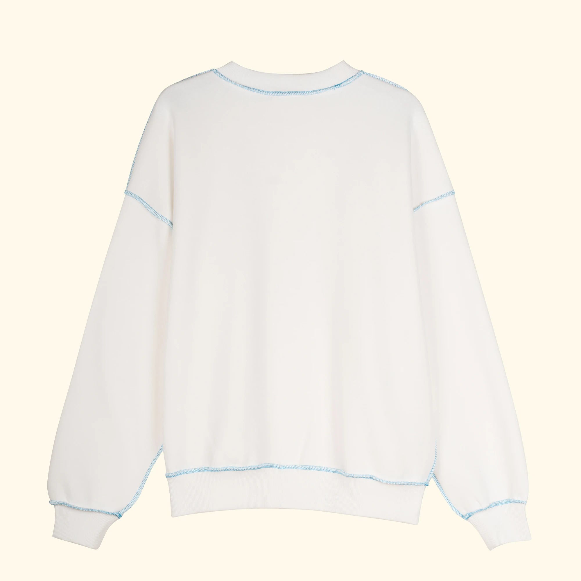 Basic Dikişli Oversize Sweatshirt