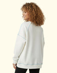 Basic Dikişli Oversize Sweatshirt