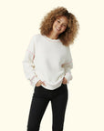 Basic Dikişli Oversize Sweatshirt