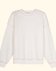 Basic Dikişli Oversize Sweatshirt