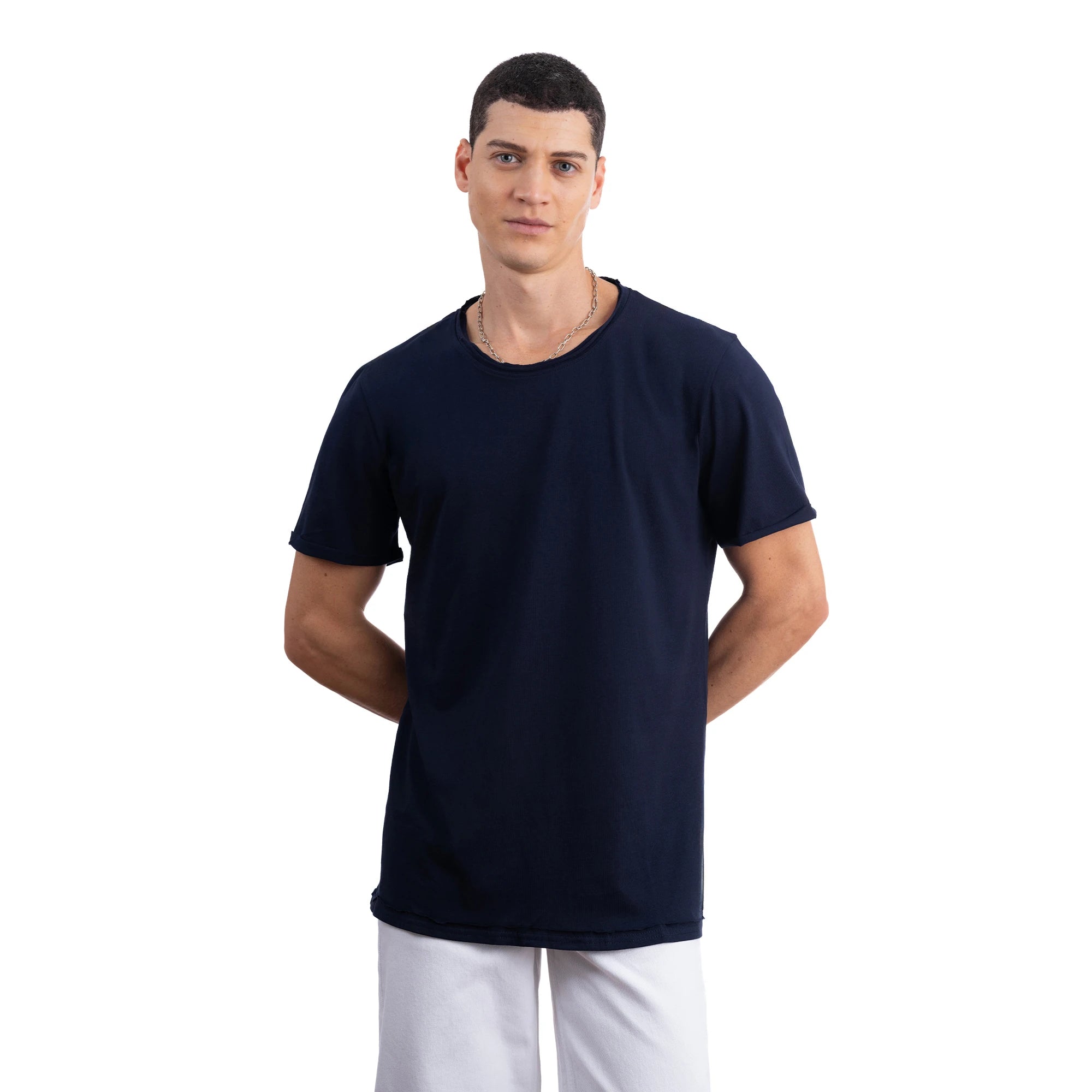 Basic Regular Kesik Yaka T-Shirt