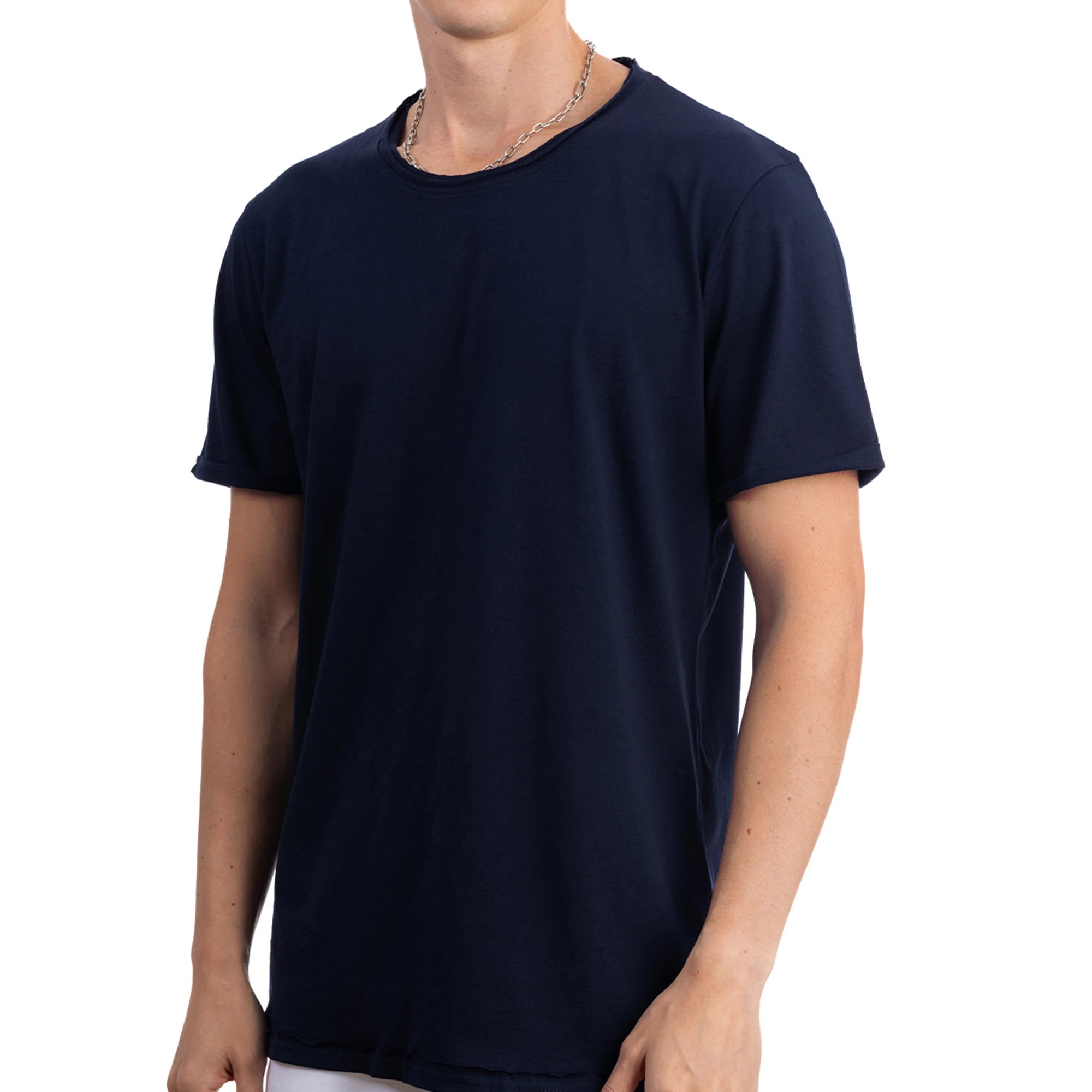 Basic Regular Kesik Yaka T-Shirt