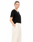 Basic V Yaka T-Shirt