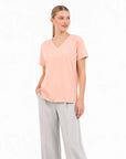 Basic V Yaka T-Shirt