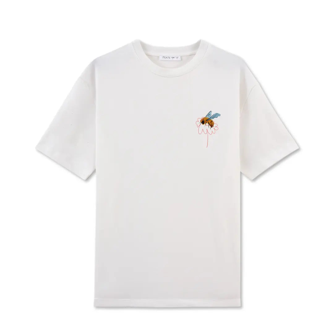 Bee Regular Ekru T-Shirt