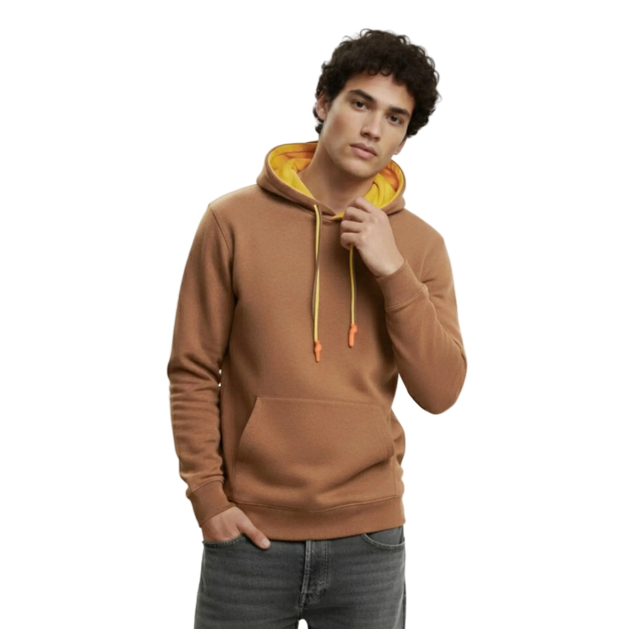 Kontrast Kapüşonlu Regular Sweatshirt