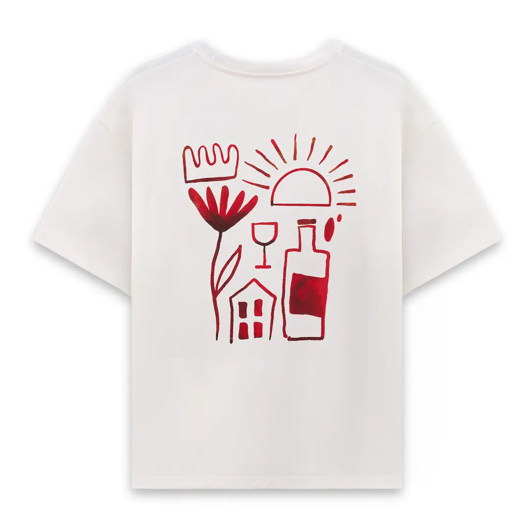 Crown King Size Ekru T-Shirt