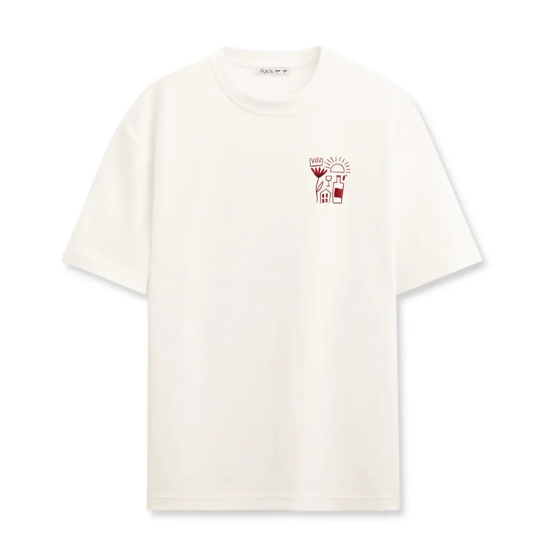 Crown Regular Ekru T-Shirt