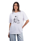Surf Oversize Beyaz T-Shirt