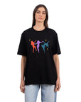Dance Oversize Siyah T-Shirt