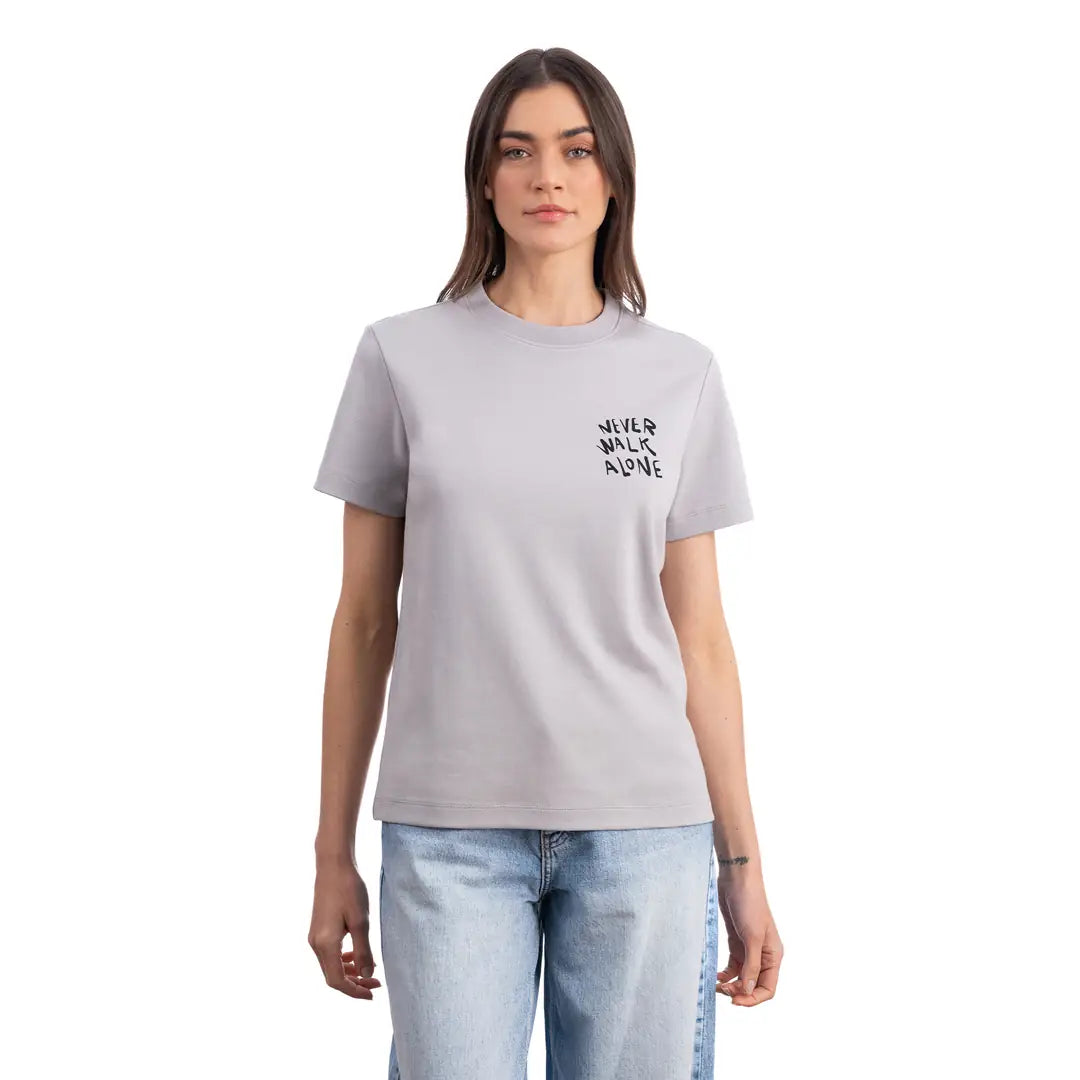 Running Regular Gri T-Shirt