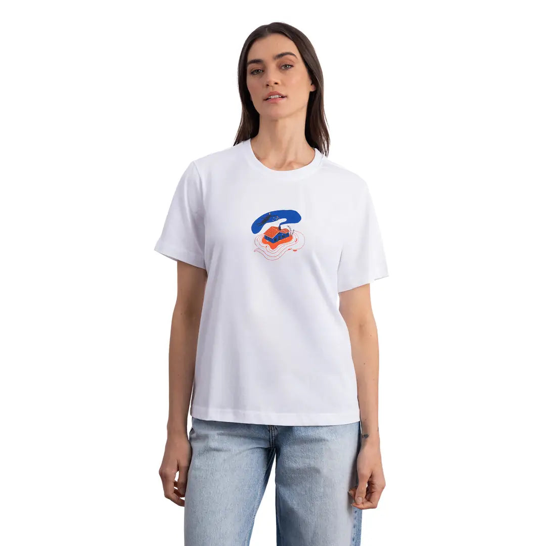 Lekeler Serisi Dream House Beyaz T-Shirt