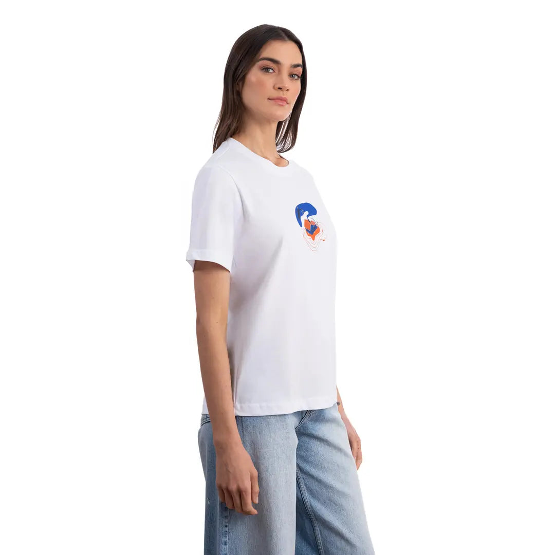 Lekeler Serisi Dream House Beyaz T-Shirt
