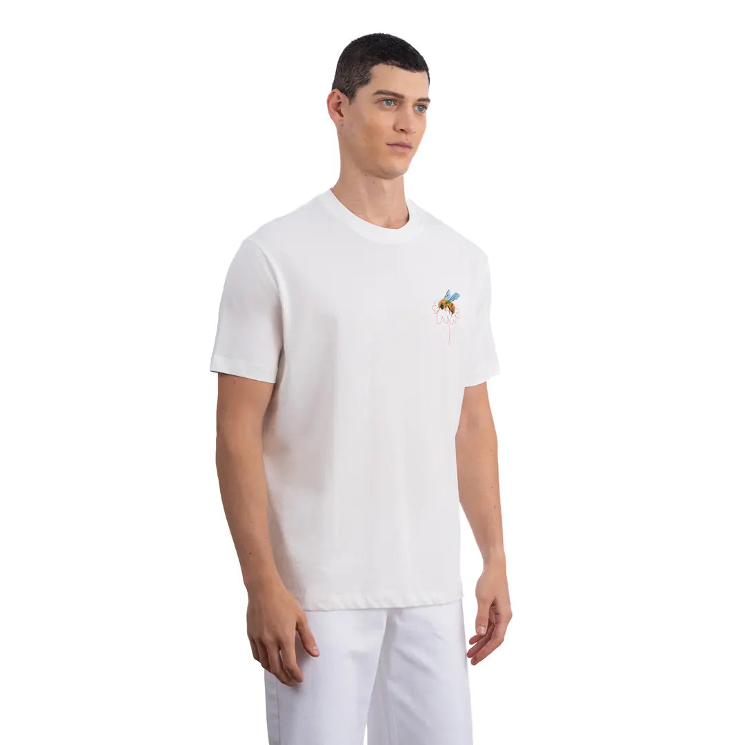 Bee Regular Ekru T-Shirt