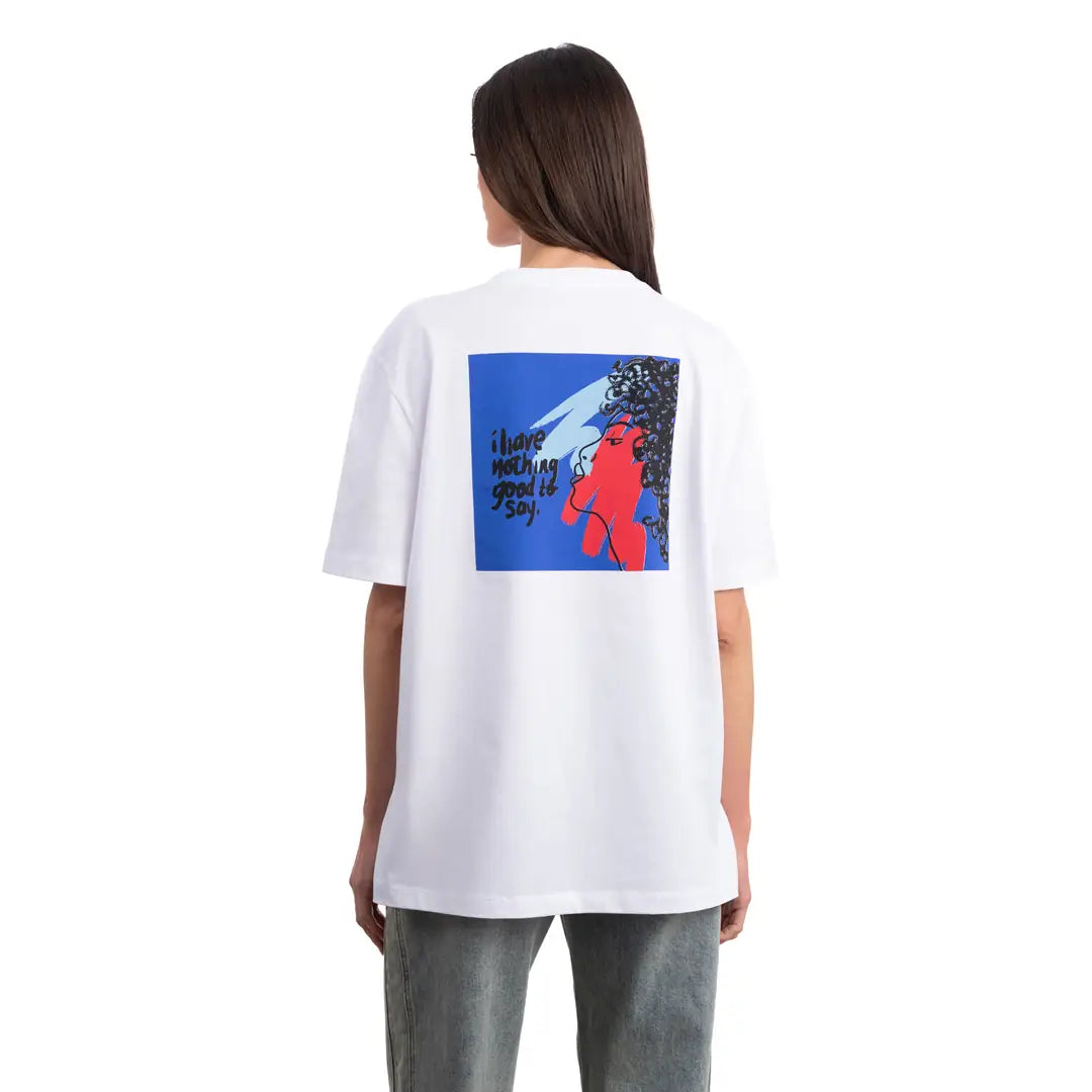 Mary Oversize Beyaz T-Shirt