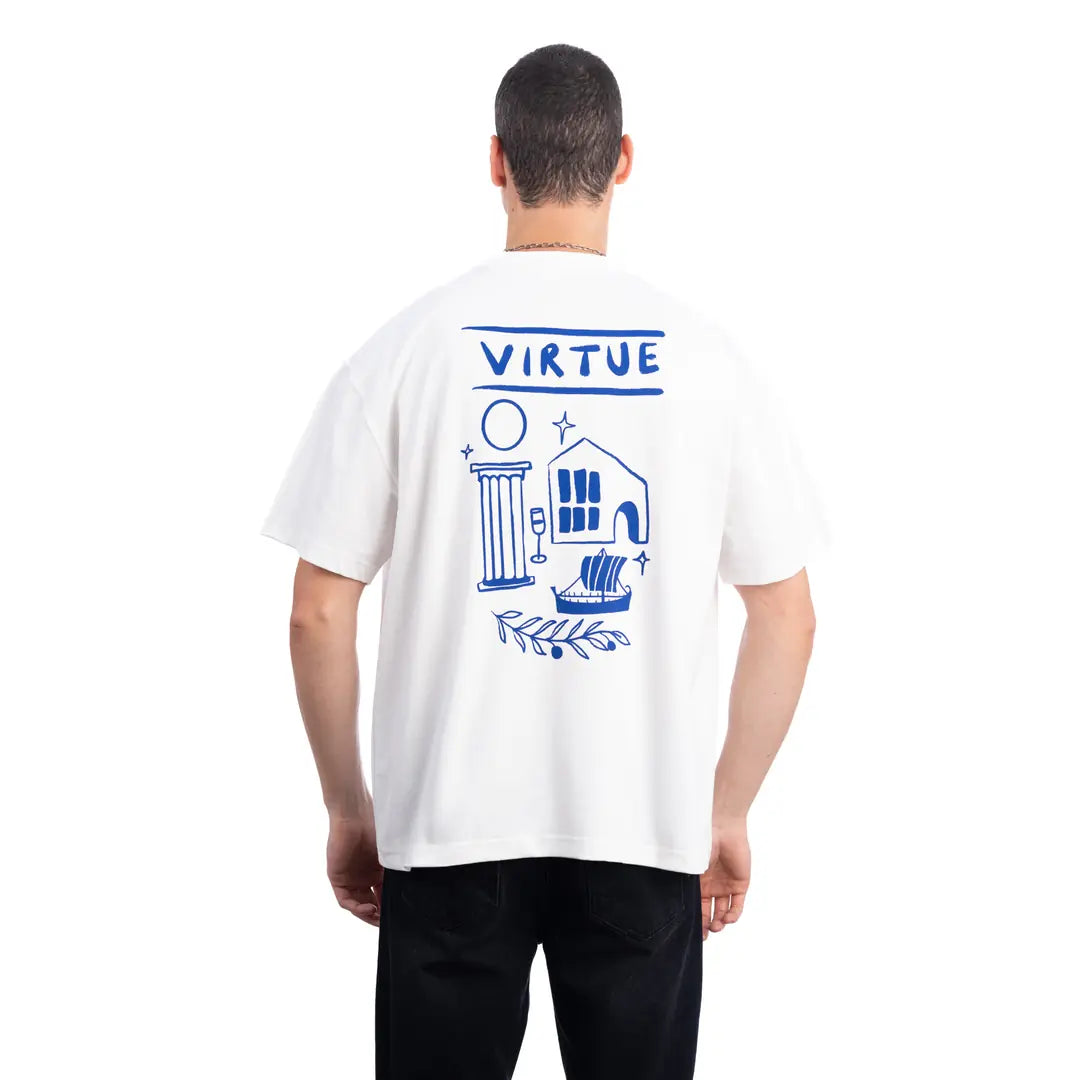 Greek King Size Ekru T-Shirt