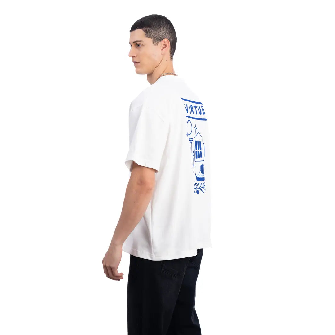 Greek King Size Ekru T-Shirt
