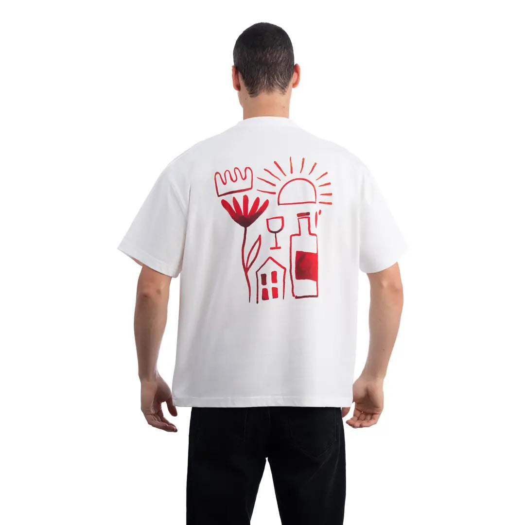 Crown King Size Ekru T-Shirt