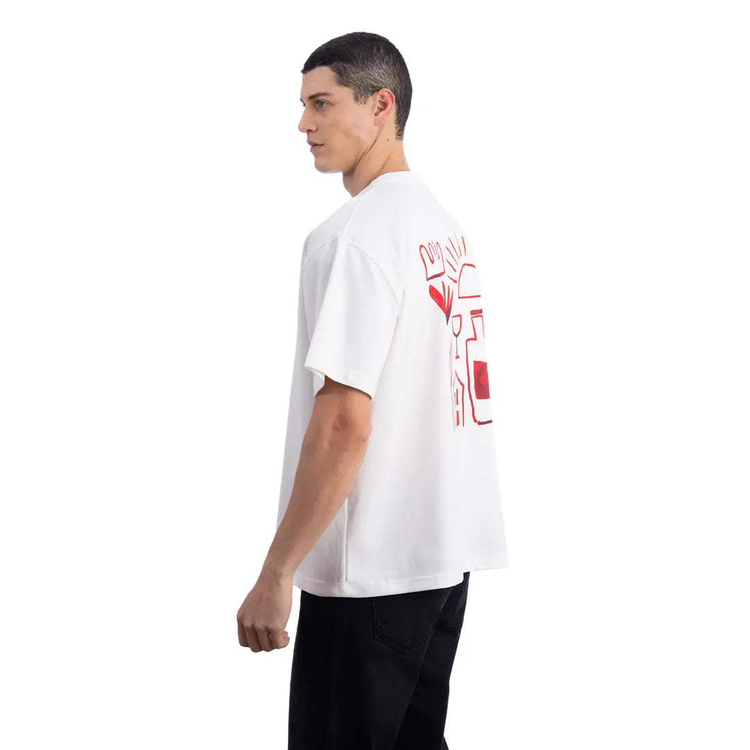 Crown King Size Ekru T-Shirt