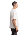 Vase Nakış Oversize Ekru T-Shirt