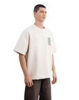 Light Oversize Ekru T-Shirt