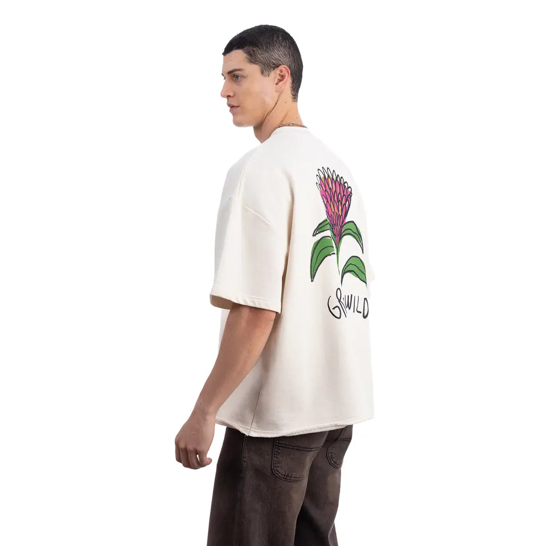 Strong Oversize Ekru T-Shirt
