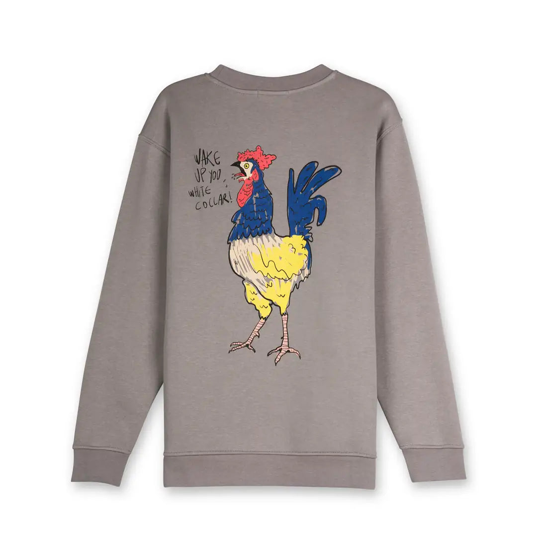 Rooster Emprime Regular Gri Sweatshirt