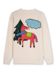 The Horse Regular Ekru Sweatshirt