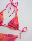 Mixed Colorful Çift Taraflı Bikini Takım