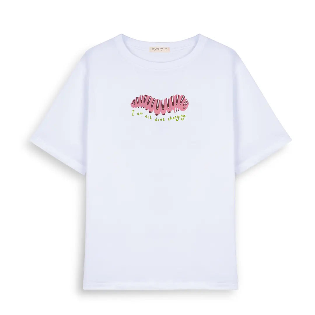 Change Overize Beyaz T-Shirt