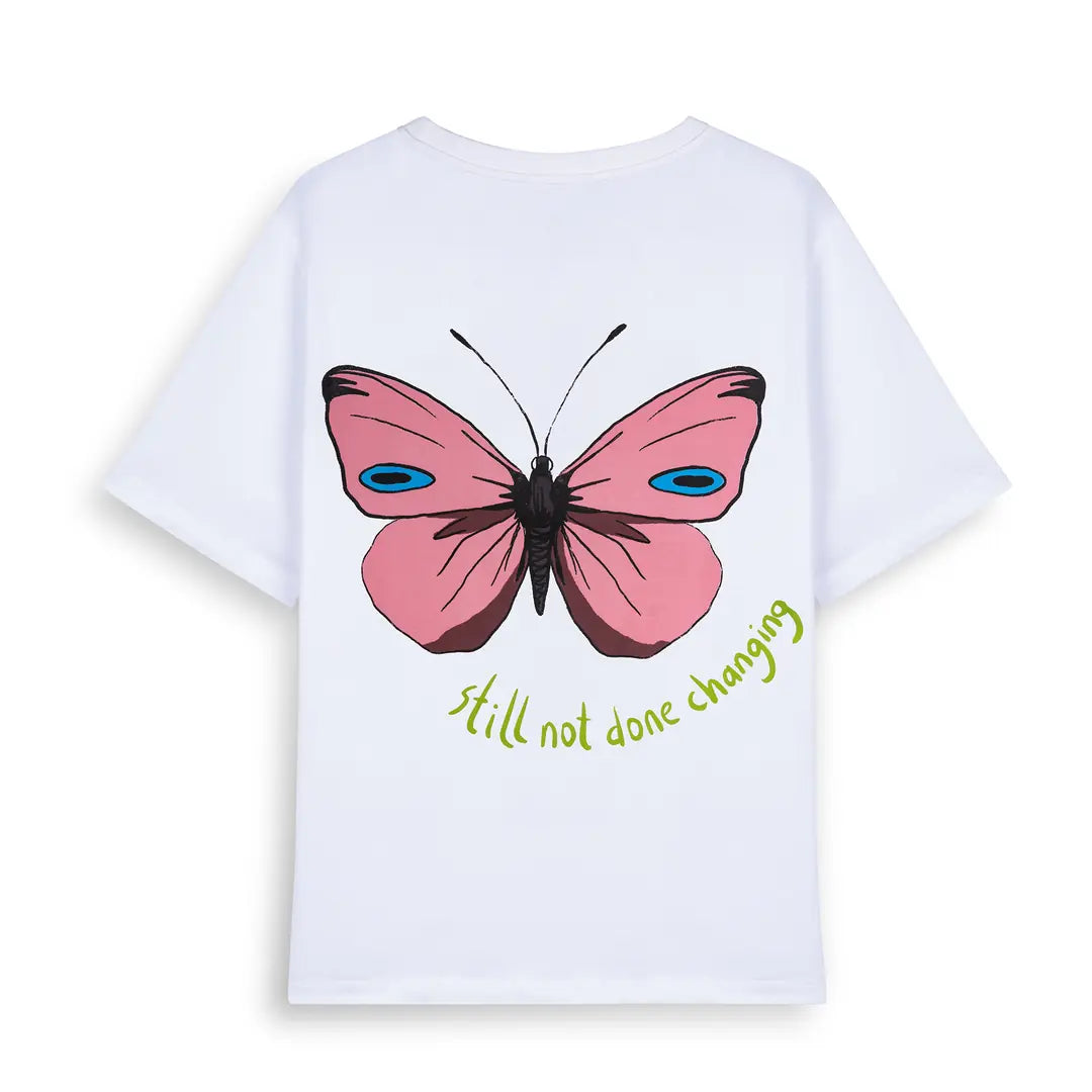 Change Overize Beyaz T-Shirt
