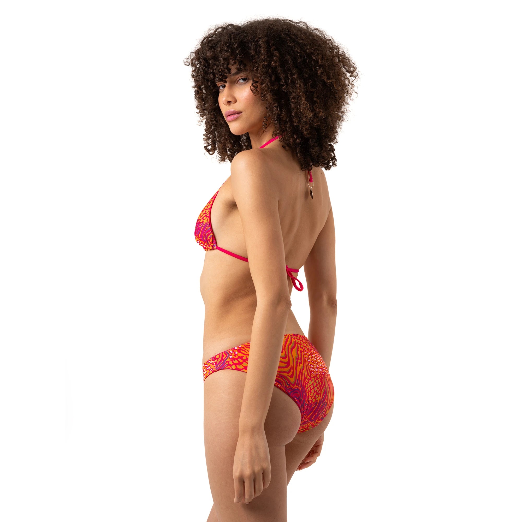 Mixed Colorful Çift Taraflı Bikini Takım