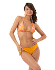 Cute Pink Çift Taraflı Bikini Üstü